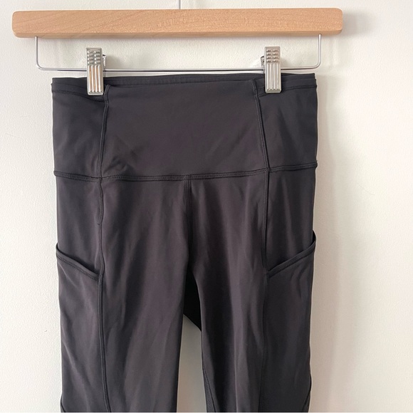 Lululemon Fast & Free Full Length Tight *Non-Reflective 28" Black Size 2 - Picture 5 of 8